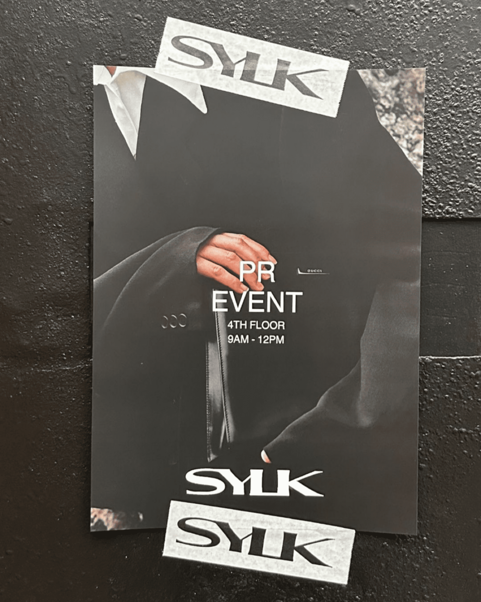 a poster for a PR event